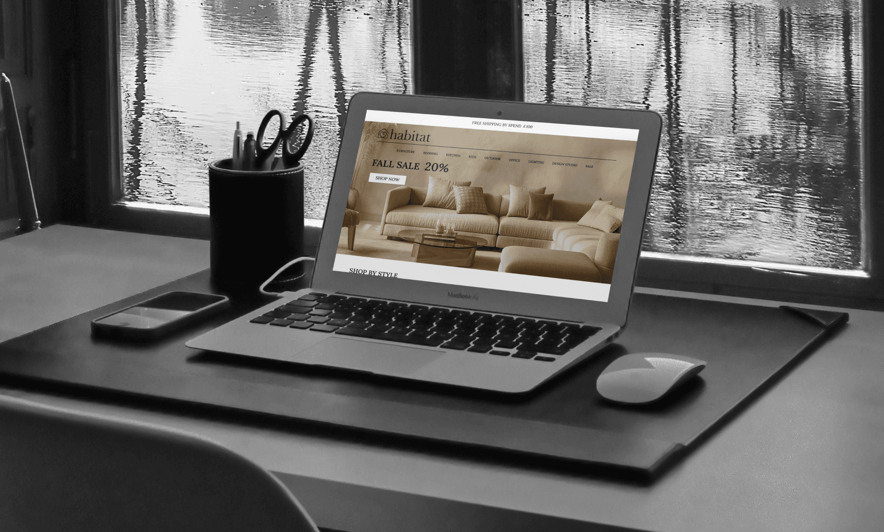 Mobilia Furniture Website Redesign