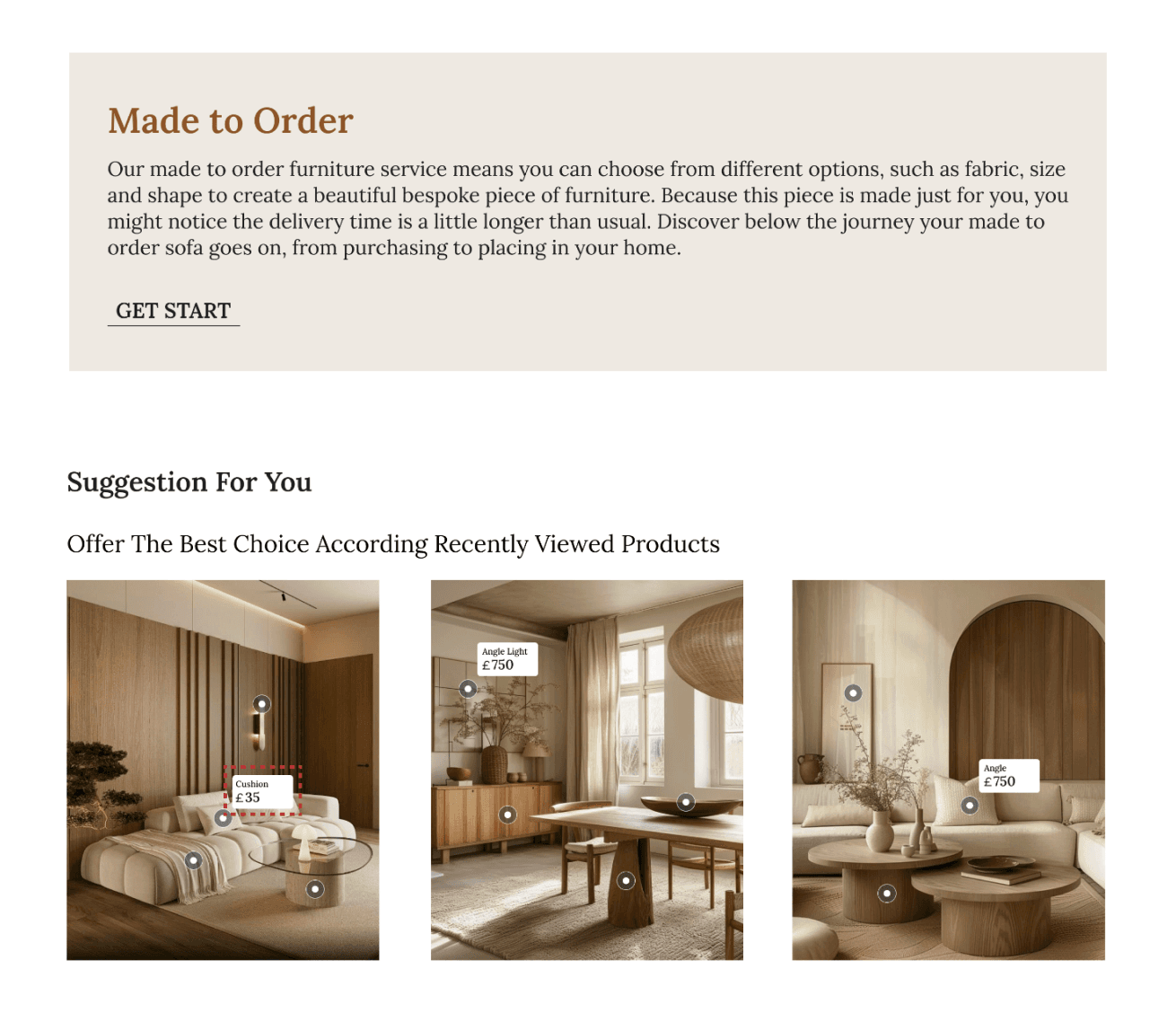 After - Made to Order & Suggestions