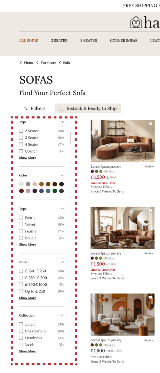 After - Product Filter