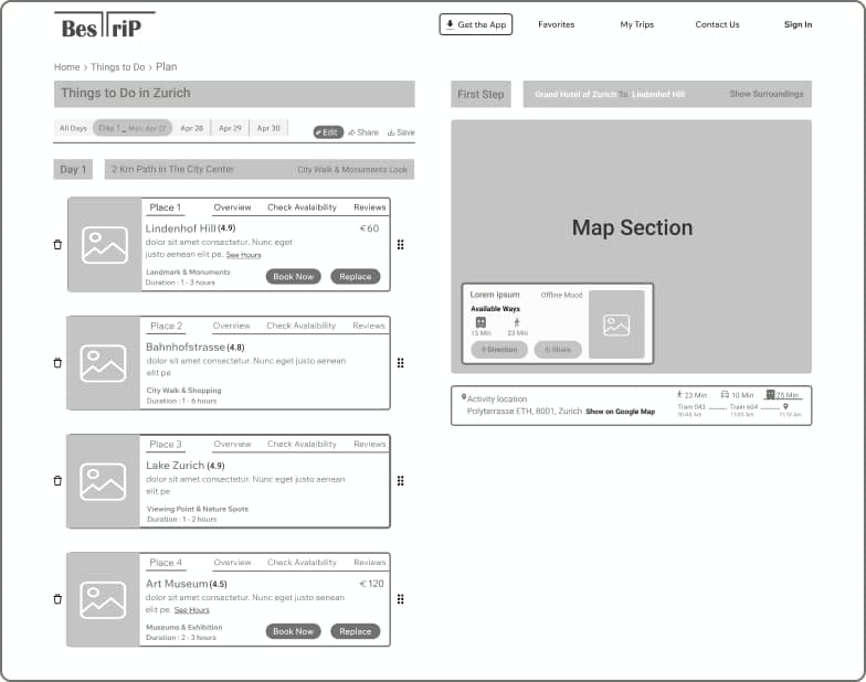 Wireframe - Plan View 2