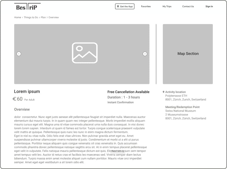 Wireframe - Overview